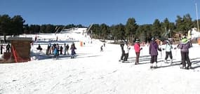 Dans les Pyrénées à Font-Romeu, il est possible de skier