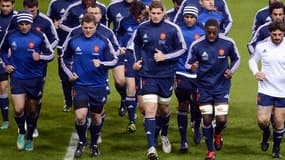 Pascal Papé, le capitaine, et ses coéquipiers du XV de France