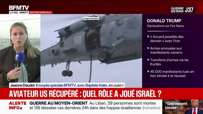 Pilote américain retrouvé en Iran: quel rôle a joué Israël ?