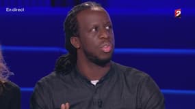 Le rappeur Youssoupha, sur le plateau de On n'est pas couché, samedi 14 novembre 2015.
