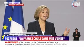 Valérie Pécresse: "Depuis l'enfance, la France coule dans mes veines"