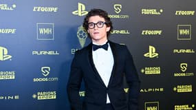 Tom Holland lors de la cérémonie du Ballon d'or 2021