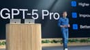 Sam Altman, le patron d'OpenAI, sur scène lors de la conférence annuelle des développeurs.