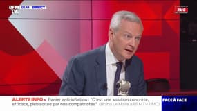 Bruno Le Maire: "Nous ne laisserons pas les grands industriels faire des marges indues ou des rentes sur des prix de gros qui sont en train de baisser"