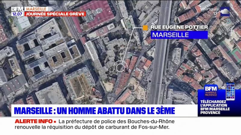 Marseille: un homme de 20 tué par balles dans le 3e arrondissement