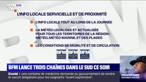 BFM lance trois chaînes dans le sud ce lundi soir