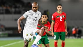 Percy Tau avec l'Afrique du Sud face au Maroc à la CAN, le 30 janvier 2024