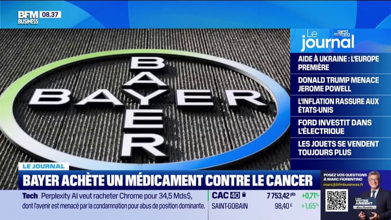 Le géant pharmaceutique allemand Bayer acquiert un médicament contre le cancer