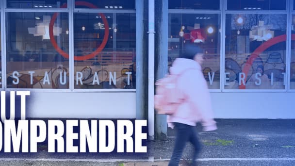 Un restaurant universitaire - Image d'illustration