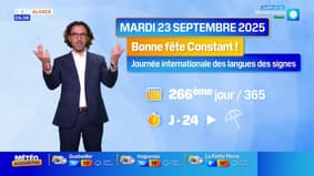 Journée des langues des signes ! - La météo de Colas du mardi 23 septembre 2025