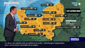 Météo Normandie: les éclaircies laissent place à de nouvelles averses ce jeudi, 12°C à Dieppe et Alençon