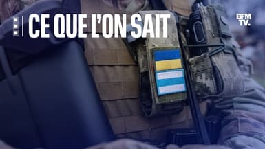 L'uniforme d'un membre de la Légion Liberté de la Russie à Dolina, en Ukraine, le 26 décembre 2022