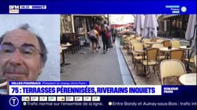 Paris: l'association de riverains "Vivre Paris" étaient d'accord pour reconduire les terrasses éphémères cet été mais pas tous les ans