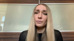 Inna Shevchenko à l'antenne de BFMTV.