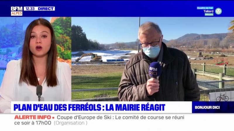 Digne-les-Bains: un dispositif de surveillance mis à place après la dégradation du plan d'eau des Ferréols
