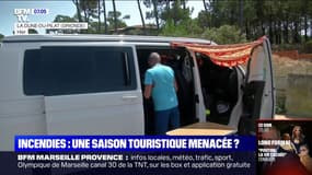 En Gironde, la saison touristique menacée par les incendies