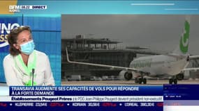 Nathalie Stubler (PDG de Transavia France): "On va monter progressivement à 48 appareils [...] On recrute des pilotes, stewards ou techniciens pour préparer la croissance du future"