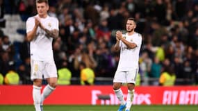 Toni Kroos et Eden Hazard en 2019.