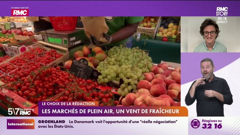 Les marchés de plein air, un vent de fraîcheur