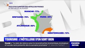 Le taux d'occupation des hôtels en France supérieur à ceux des autres destinations touristiques en Europe