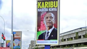 La première visite officielle d'un président américain au Kenya, qui plus est de Barack Obama, suscite un très grand engouement sur place.