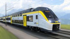 Le train Coradia Max d'Alstom utilisé dans le Bade-Wurtemberg en Allemagne