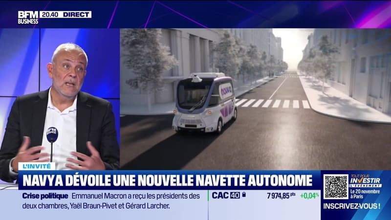 Jean-Claude Bailly (Navya Mobility) : Navya dévoile une nouvelle navette autonome - 07/10