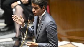 Gabriel Attal à l'Assemblée nationale le 17 octobre 2023