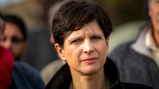 Sandrine Rousseau à Calais le 30 octobre 2015