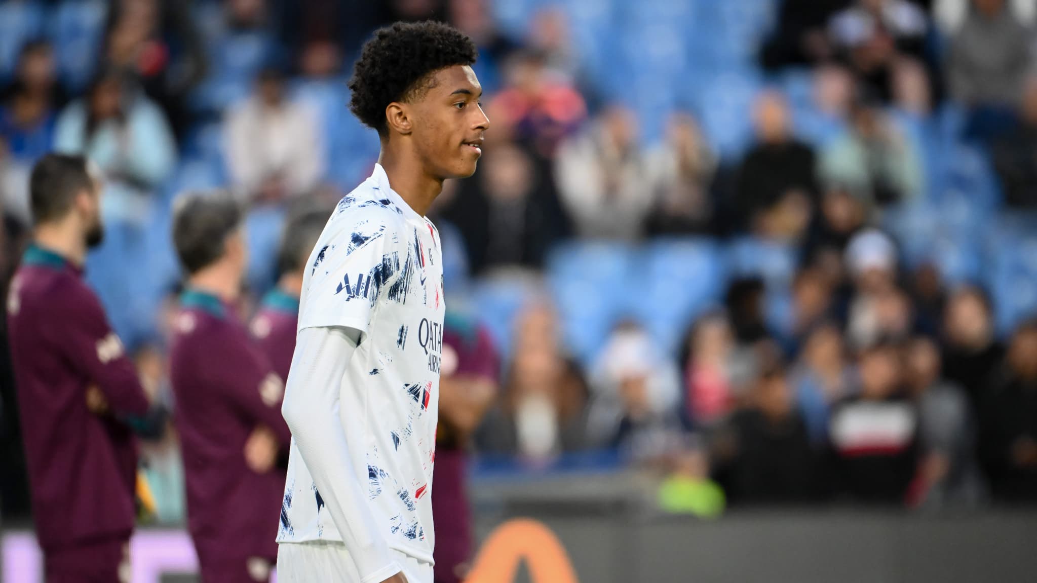 Noham Kamara avec le PSG, le 10 mai 2025