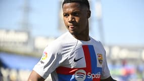 Ansu Fati avec le Barça contre Getafe en Liga, le 16 avril 2023.