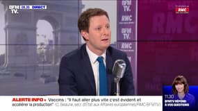 Clément Beaune face à Jean-Jacques Bourdin en direct  - 02/04