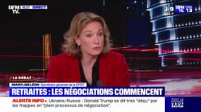 Retraites: "La réforme est profondément injuste", affirme Marylise Léon, secrétaire générale de la CFDT