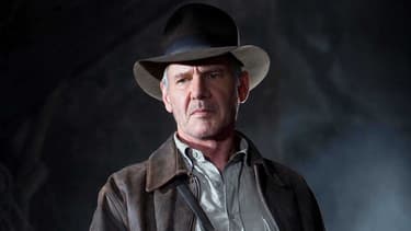 Harrison Ford dans "Indiana Jones et le royaume du crâne de cristal" en 2008