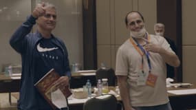José Mourinho et le journaliste macédonien