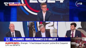 "On aimerait tous pouvoir augmenter le Smic": le débat entre Jean-Philippe Tanguy (RN), Éric Coquerel (LFI) et le ministre Roland Lescure