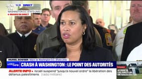 Crash aérien à Washington: "Nous sommes bouleversés", regrette Muriel Bowser, maire de Washington D.C.