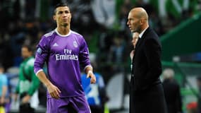 Cristiano Ronaldo et Zinedine Zidane