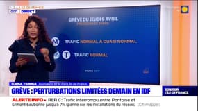 Grève du 6 avril: perturbations limitées dans les transports franciliens