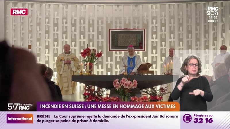 Incendie en Suisse : une messe en hommage aux victimes