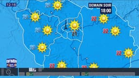 Météo Paris Île-de-France du 22 mai: Ciel dégagé et températures au-dessus des moyennes de saison cet après-midi