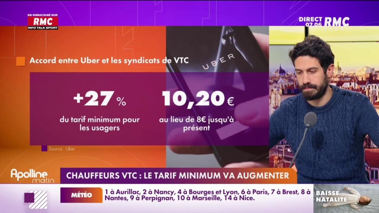 Chauffeurs VTC le tarif minimum va augmenter