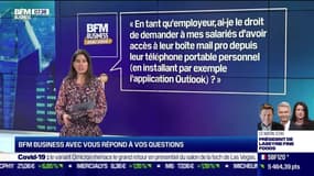 BFM Business avec vous : L'employeur peut-il accéder à la boîte mail pro de ses salariés depuis leur téléphone personnel ? - 23/12