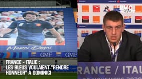 France - Italie : Les Bleus voulaient faire "honneur" à Dominici 