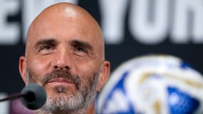 Enzo Maresca en conférence de presse, le 11 juillet 2025.