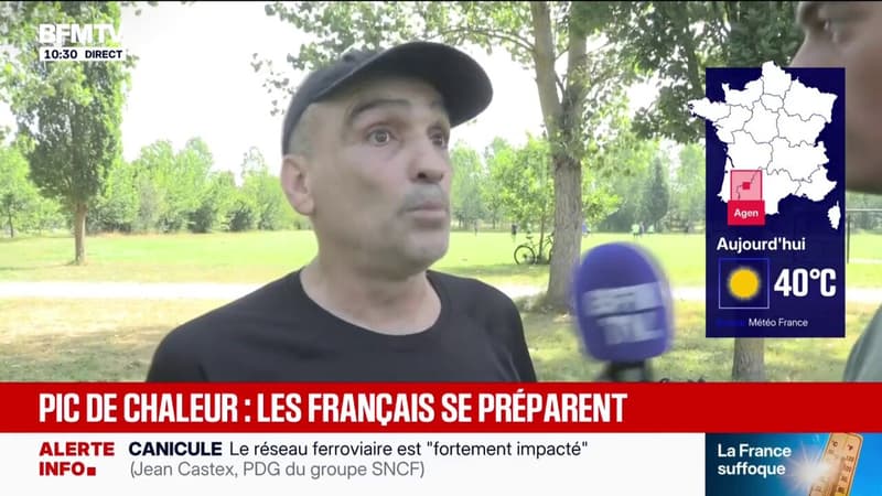 "On s'adapte": à Agen, les cours de sport continuent malgré les fortes chaleurs liées à la canicule