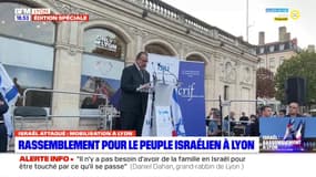 Rassemblement pour Israël à Lyon: la prise de parole du président du consistoire juif régional