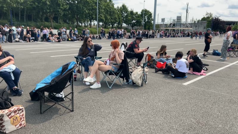 Un moment convivial: pour les quatre dates d'Indochine à Douai, les fans campent devant la salle