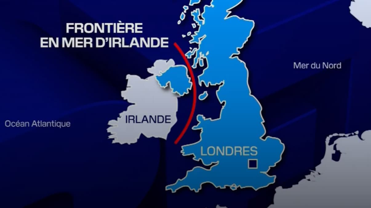 Le protocole nord-irlandais crée une frontière en mer d'Irlande