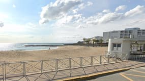 La plage de Mandelieu-la-Napoule, dans les Alpes-Maritimes.